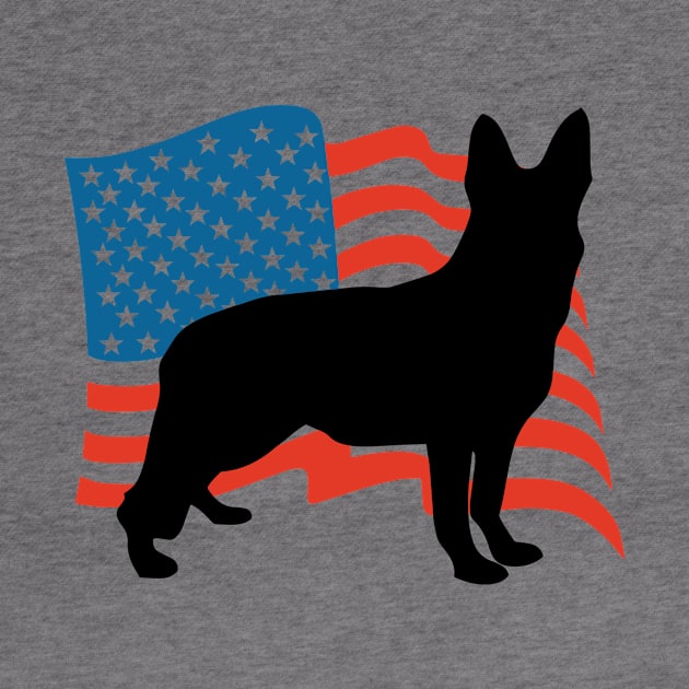 German Shepherd USA America - Dog Lover Dogs by fromherotozero